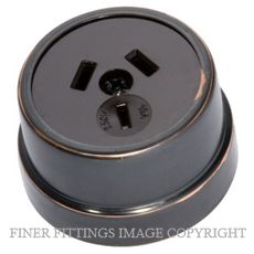 TRADCO 5679 TRADITIONAL SOCKET ANTIQUE COPPER-BROWN