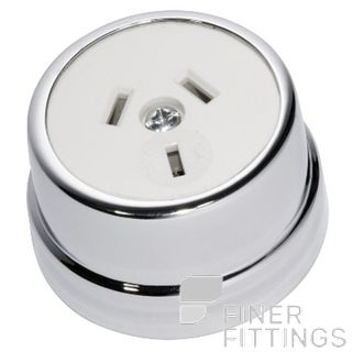 TRADCO 5780 TRADITIONAL SOCKET CHROME PLATE-WHITE