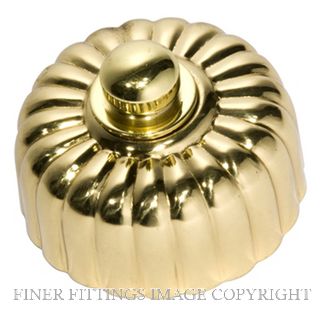 TRADCO 5483 FLUTED DIMMER POLISHED BRASS