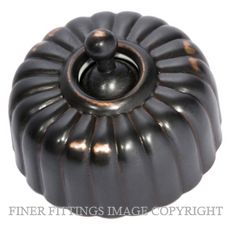 TRADCO 5482 FLUTED SWITCH ANTIQUE COPPER