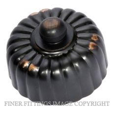 TRADCO 5484 FLUTED DIMMERS ANTIQUE COPPER