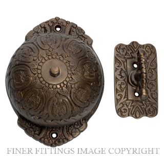 TRADCO 5507 TURN BELL -FANCY ANTIQUE BRASS