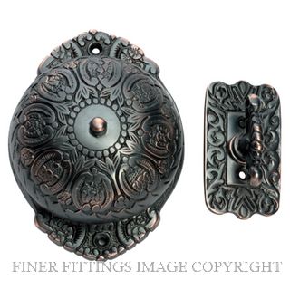 TRADCO 5508 TURN BELL -FANCY ANTIQUE COPPER