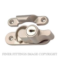 TRADCO 8700 SASH FASTENER KEY OPERATED SATIN NICKEL