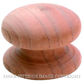 TRADCO WOODSCREW KNOB 48MM CEDAR MAHOGANY