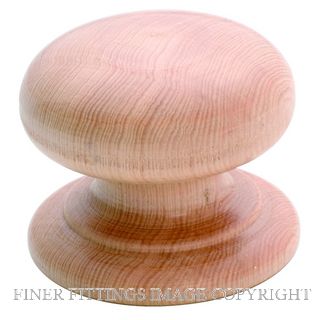 TRADCO WOODSCREW KNOB 40MM PINE