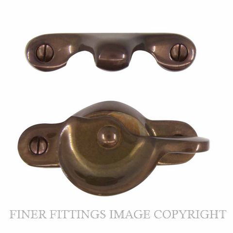 WINDSOR 5025 AB SASH FASTENER ANTIQUE BRONZE