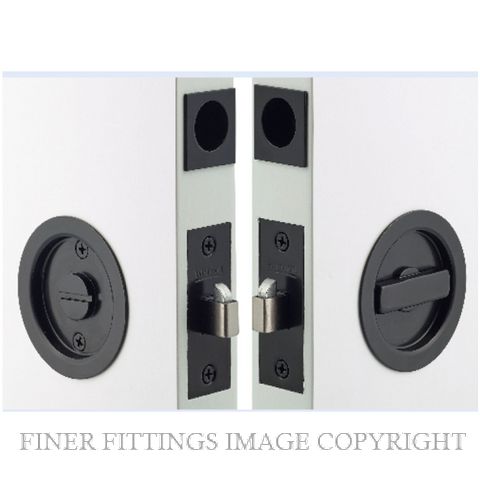 WINDSOR 5327 BLK CAVITY - SUITE PRIVACY KIT ROUND BLACK