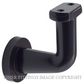 WINDSOR 5352 BLK VULCAN STYLE STAIR BRACKET - ROUND BLACK