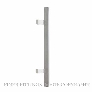 WINDSOR 7064 FF SS 450MM PULL 25MM SQUARE SINGLE STAINLESS STEEL