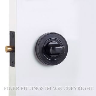 WINDSOR 9034 BLK PRIVACY TURN SET 60MM BOLT MATT BLACK