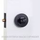 WINDSOR 9034 BLK PRIVACY TURN SET 60MM BOLT MATT BLACK