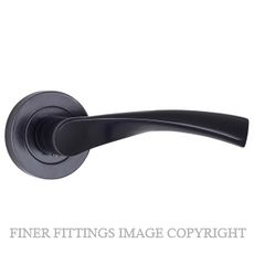 WINDSOR 9030-9051 BLK HELIX LEVER ON ROSE MATT BLACK