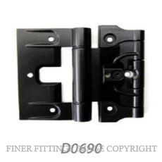 FFHD0690 HINGE - APL ADJUSTABLE TIMBER DOOR HINGE BLACK