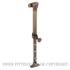 TRADCO 2312 TELESCOPIC STAY 200-295MM ANTIQUE BRASS