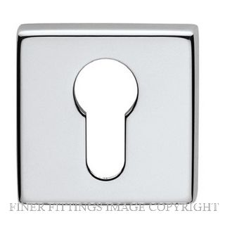 PARISI P8897-Y-CP EURO QUAD ESCUTCHEON CHROME PLATED