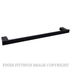 NR 4624 600MM SINGLE TOWEL RAIL MATT BLACK