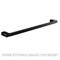 NR 6024 600MM SINGLE TOWEL RAIL MATT BLACK