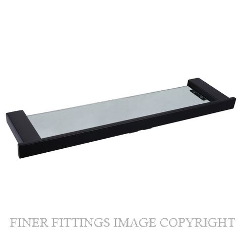 NR 4687 GLASS SHELF MATT BLACK