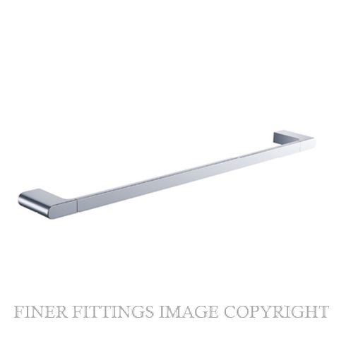 NR 7024 600MM SINGLE TOWEL RAIL CHROME PLATE