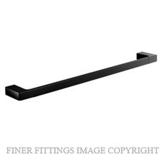 NR 6030 800MM SINGLE TOWEL RAIL MATT BLACK