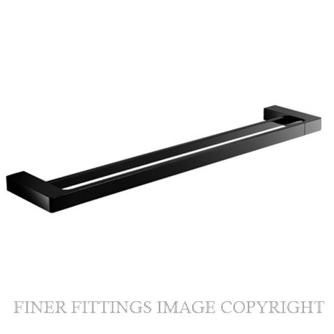 NR 6030D 800MM DOUBLE TOWEL RAIL MATT BLACK