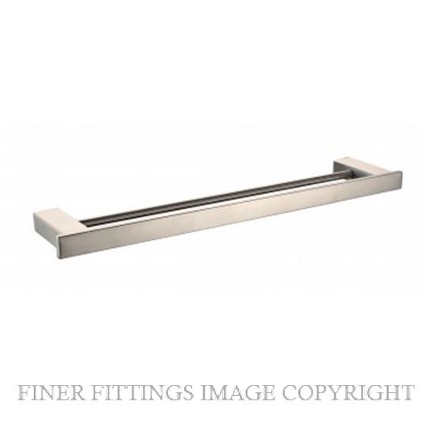 NR 4624D 600MM DOUBLE TOWEL RAIL CHROME PLATE