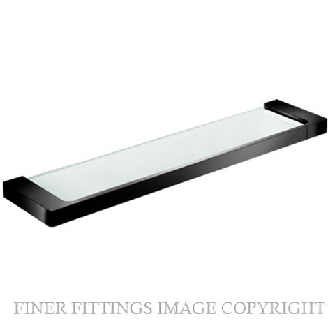 NR 6087 GLASS SHELF MATT BLACK MATT BLACK