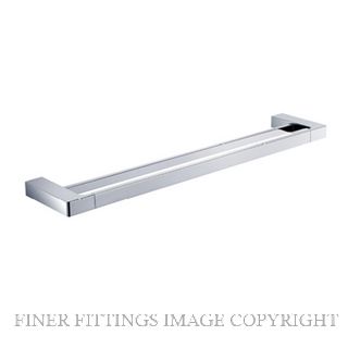 NR 6024D 600MM DOUBLE TOWEL RAIL CHROME PLATE