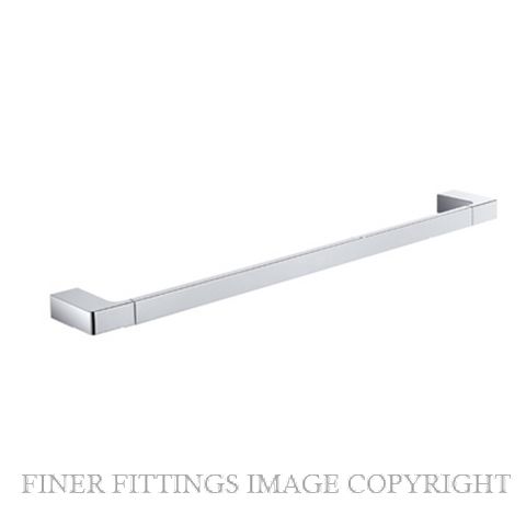 NR 6024 600MM SINGLE TOWEL RAIL CHROME PLATE