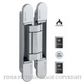 JNF IN.05.063 3D ADJUSTABLE INVISIBLE HINGE COPLAN SATIN STAINLESS