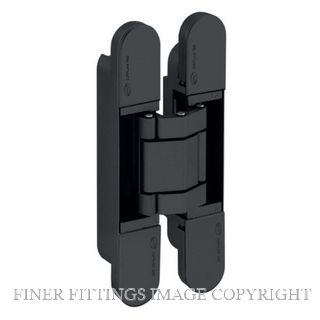 JNF IN.05.061.B 3D ADJUSTABLE INVISIBLE HINGE COPLAN MATT BLACK