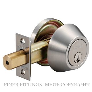 EZSET EZ200BALSSBP SINGLE CYLINDER DEADBOLT LOCK SATIN STAINLESS