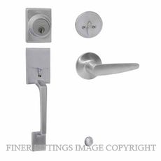 EZSET EZ400CACESC CAPRI ENT/SET SGL CYL CAMBRIDGE INT SATIN CHROME