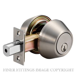 EZSET EZ210BALSSBP DOUBLE CYLINDER DEADBOLT LOCK SATIN STAINLESS