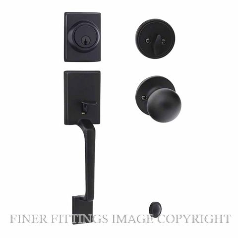 EZSET EZ400CABASC CAPRI ENT/SET SGL CYL BALA INT MATT BLACK