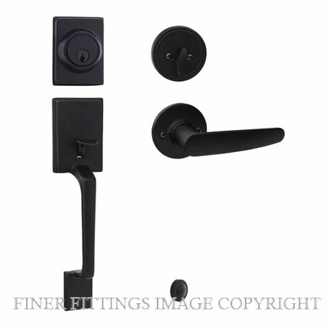 EZSET EZ400CAHNSC CAPRI ENT/SET SGL CYL HAWTHORN INT MATT BLACK