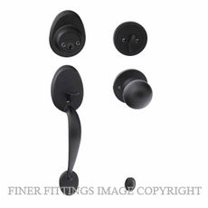 EZSET EZ400MABABLK MAYFAIR ENT/SET SGL CYL BALA INT MATT BLACK