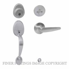 EZSET EZ400MACESC MAYFAIR ENT/SET SGL CYL CAMBRIDGE SATIN CHROME