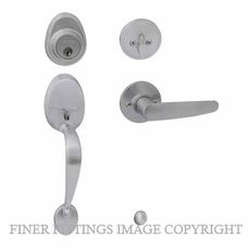 EZSET EZ400MAHNSC MAYFAIR ENT/SET SGL CYL HAWTHORN SATIN CHROME