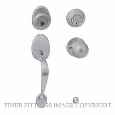 EZSET EZ410MABASC MAYFAIR ENT/SET DBL CYL BALA INT SATIN CHROME