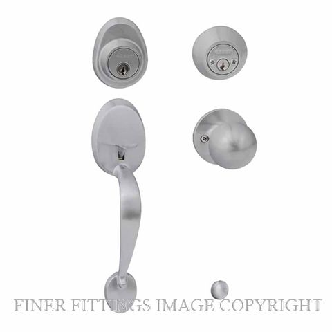 EZSET EZ410MABASC MAYFAIR ENT/SET DBL CYL BALA INT SATIN CHROME