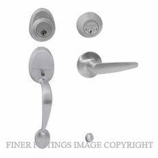 EZSET EZ410MACESC MAYFAIR ENT/SET DBL CYL CAMBRIDGE SATIN CHROME