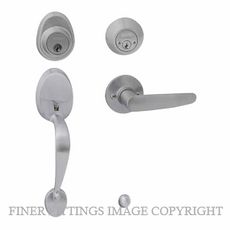 EZSET EZ410MAHNSC MAYFAIR ENT/SET DBL CYL HAWTHORN SATIN CHROME