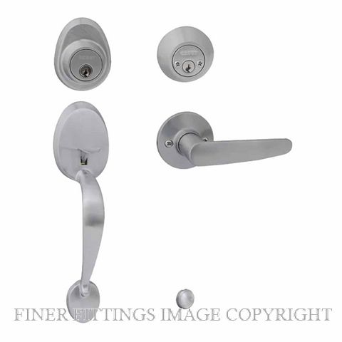 EZSET EZ410MAHNSC MAYFAIR ENT/SET DBL CYL HAWTHORN SATIN CHROME