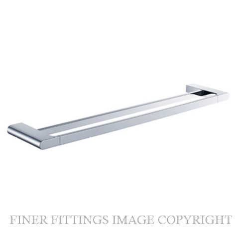 NR 7030D 800MM DOUBLE TOWEL RAIL CHROME PLATE