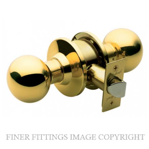 EZSET BALA 100 SERIES KNOBSETS POLISHED BRASS