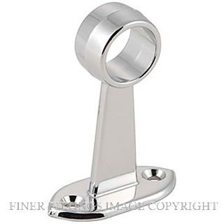 MILES NELSON 024 TOWEL BRACKET CENTRE 19MM SATIN CHROME