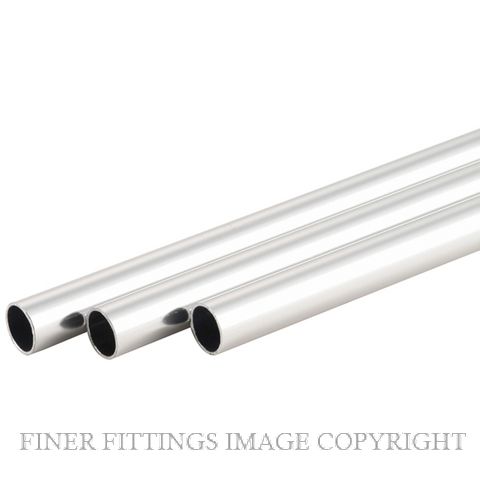 MILES NELSON 025 19MM ALUM TOWEL RAIL TUBE BRIGHT ANODISED