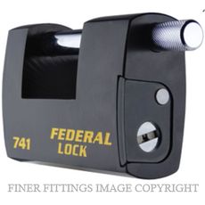 FEDERAL FDAU741 HEAVY DUTY RECTANGLE PADLOCK